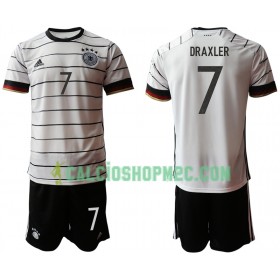 Germania DRAXLER 7 Bambino Maglia Prima Euro 2020 Manica Corta (+ Pantaloncini)
